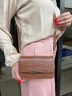 Bolsa Feminina Pequena Croco Transversal de Festa Mega Envio Imediato!