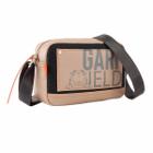 Bolsa Feminina Pequena Transversal Garfield Gf2235 Marrom/PT