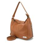 Bolsa Feminina Sacola Hobo Média em Couro Legitimo Alça ombro e Transversal Road Seven