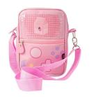 Bolsa feminina shoulder bag square Gamer Girl com bolso personalizável