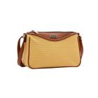 Bolsa Feminina Tiracolo Textura Delicada Amarelo 3484670 - Chenson