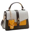 Bolsa Feminina Transversal Chenson Duo Monograma Preto