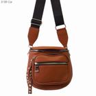 Bolsa Feminina Transversal estilo Pochete com Divisões 3189