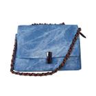 Bolsa Feminina Transversal Jeans Corrente Tiracolo Moda Luxo