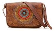 Bolsa Feminina Transversal Mandala Leve Moderna