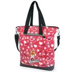 Bolsa Feminina Universitária Tote Alça Ombro Removível Pebbles Pink 5298