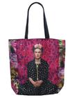 Bolsa Frida Kahlo Rosas Ecobag Lateral Floral