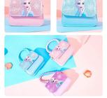 Bolsa Infantil Mini Bang Princesa Disney Silicone Alça de Corrente De Mão Perólas Pequena Crianças Frozen Minnie Lol