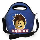 Bolsa Lancheira Térmica Lancheira Escolar Lancheira Infantil Marmiteira - Roblox Boy .