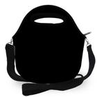 Bolsa Lancheira Térmica Neoprene Preto Liso Isoprene