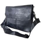 Bolsa Lateral Pasta Ombro Transversal Couro Masculino Yepp