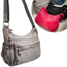 Bolsa Lateral Transversal 3 Compartimentos Casual - Shop Mix