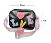 Bolsa Love Alça Transversal Bag Life Stile Infantil Unissex