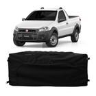 Bolsa Mala Caçamba Fiat Strada Todas 360 Litros Pickup Preto - Não informado
