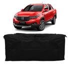 Bolsa Mala Caçamba Fiat Strada Todas 840 Litros Pickup Preto - BREEZE