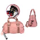 Bolsa Mala Esportiva Rosa + Alça Transversal C Bolso P Tenis