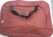 Bolsa Mala Viagem Unissex Grande tecido C/ Alça de mão e transversal camping - Vermelho escuro - Vermelho escuro