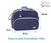 Bolsa Maternidade Grande Milão Marinho - BMG0005