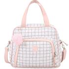 Bolsa Maternidade Média Hug Linha Grid Rosa B10702