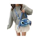 Bolsa Messenger Kawaii Lilo & Stitch - Pelúcia Macia para Meninas