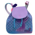 Bolsa Mochila Infantil Pequena Glitter Princesa Pink