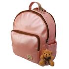 Bolsa Mochila Maternidade Bebe Menina Menino Miellu + Ursinho