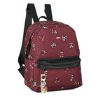 Bolsa Mochila Mickey Mouse Vinho Original