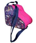 Bolsa Mochila Unicórnio Detalhe Rosa Pink Patins Quad Inline