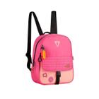 Bolsa Mochilha De Costas Rosa Nylon Luluca Oficial Lulike