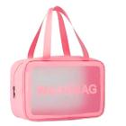 Bolsa Nécessaire Transparente Impermeável Pvc Piscina Viagem