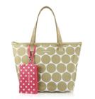 Bolsa Nude com Niqueleira Dots Jacki Design - Jack Design