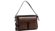 Bolsa Ombro Chenson Monograma Strass Ombro Original Marrom