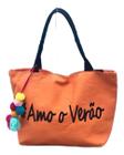 Bolsa Ombro Feminina Praia Piscina Compra Feira Grande - Alwy