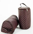 Bolsa Para 3 Garrafas Porta Vinho Wine Bag Cooler Cerveja Gin Champanhe Termica - PV3-Marrom Xadrez - URUS ECOMMERCE