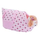 Bolsa Para Transportar Pet Pequeno Filhote Gato Cachorro Rosa