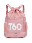 Bolsa Passeio Academia Nylon Saco Lukas F516 - Rose