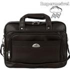 Bolsa Pasta Maleta Notebook Grande Couro Masculino Executiva Marrom - KVN