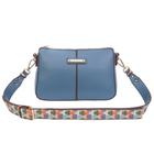 Bolsa Pequena Fellipe Krein Aw22 Alça Estampada - Azul