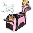 Bolsa Pet De Transporte Aéreo Avião Cão Gato Viagem Premium
