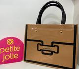 Bolsa Feminina Petite Jolie Transversal Capri Palha J-lastic