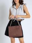 Bolsa petite jolie olga matelassê original brown pj10072