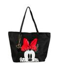 Bolsa Pingente Dourado Minnie 32x16x46cm - Disney