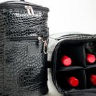 Bolsa Porta Vinho / Bebidas Térmica Para 4 Garrafas Tira colo Reforçada - CROCO PRETO - PV4