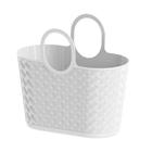 Bolsa Rattan Sacola Plástica Grande 25L Multiuso Branco