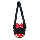Bolsa Redonda Minnie 13x3.5x12cm Oficial Moda Disney