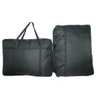 Bolsa sacola de viagem grande dobrável kit 2 unidades cor preta cod 3601