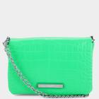 Bolsa Santa Lolla Mini Bag Croco Alça Corrente Feminina