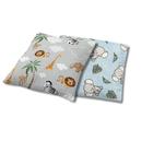 Bolsa Sementes p/ cólica bebê Kit 2 Un Dino Branco e Safari Cinza