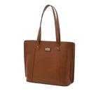 Bolsa Shopper Feminina Couro Botão Mariart 5240 Marrom