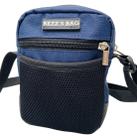 Bolsa Shoulder Bag Bezz Transversal Moda Unisexx Pochete Azul Escuro